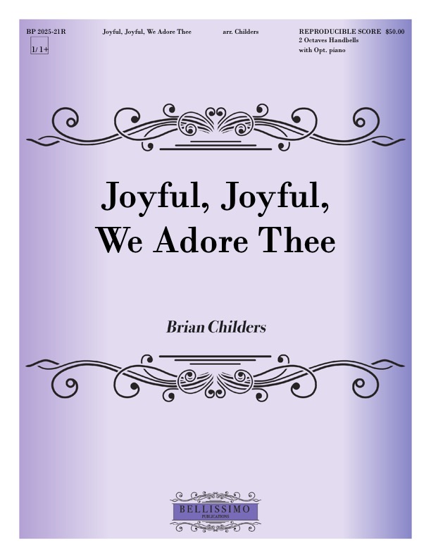 Joyful, Joyful, We Adore Thee (Handbells w opt. piano)